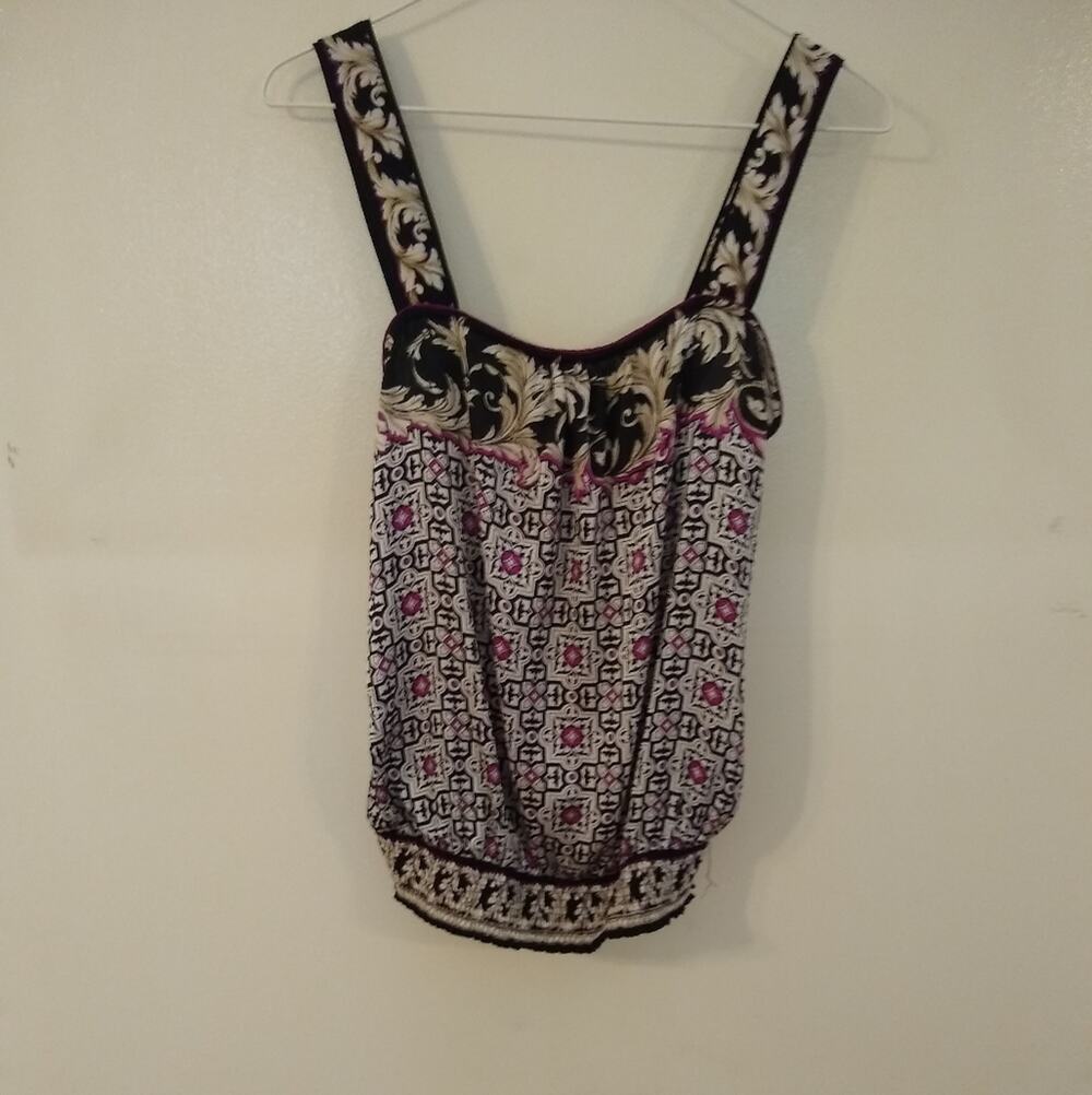 White House Black Market Women's Size Small Floral Top - Boho, Summer, Versatile